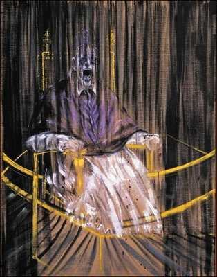 After Velazquez’s Portrait of Innocent X by Francis Bacon