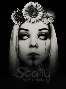 Scatty-Creative Art woman without eyes